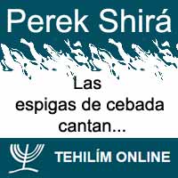 Perek Shirá : Las espigas de cebada cantan