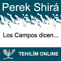 Perek Shirá : Los Campos dicen