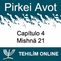 Pirkei Avot - Mishná 21 - Capítulo 4